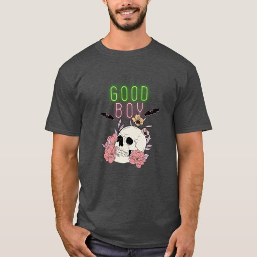 ピンクはっきりしたハロウィーンTシャツ Tシャツ (正面)