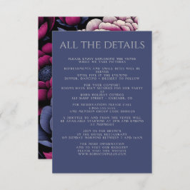 ピンクはっきりしたフローラ エンクロージャーカード