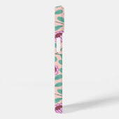 ピンクはっきりした花模様 Case-Mate iPhoneケース (裏面 / 右)