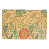 ピンクはウィリアム・モリスによって上がり、 枕カバー (裏面)