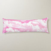 ピンクはカスタマイズ準備ができた装飾を曇らせます ボディピロー (裏面)