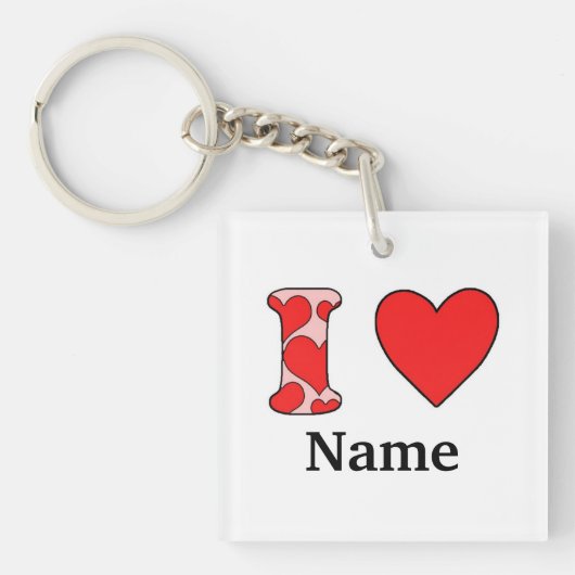 ピンクはコストーミングが大好き キーホルダー (正面)