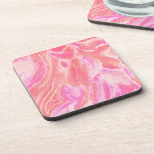 ピンクはセット芸術のコースター渦巻きます コースター (左側)