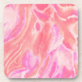 ピンクはセット芸術のコースター渦巻きます コースター (正面)