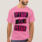 ピンクはパンクです Tシャツ (正面)