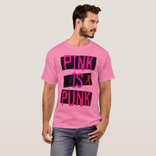 ピンクはパンクです Tシャツ (正面フル)