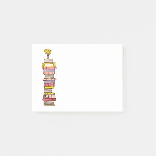 ピンクは付箋を予約します ポストイット (正面)