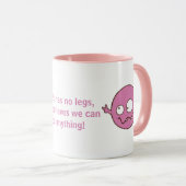 ピンクは何でもできるって知ってる! マグカップ (正面右)