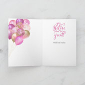 ピンクは引退できない素晴らし カード (内部)