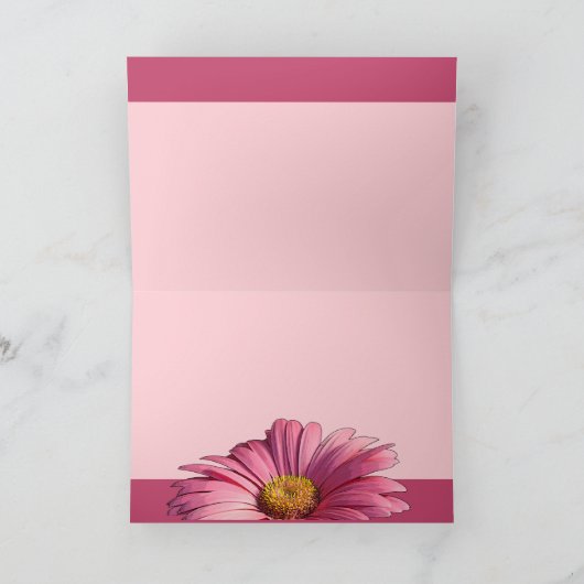 ピンクは愛 カード (内部)