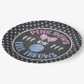 ピンクは曲がりますまたはフリースロー性はプレートを明らかにします ペーパープレート (アングル)