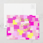 ピンクは私 ポストカード (正面/裏面)