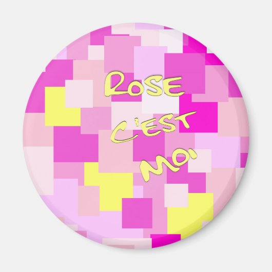 ピンクは私 マグネット (正面)