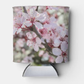 ピンクは赤い茎。 缶クーラー (正面)