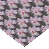 ピンクひげ菖蒲の花模様 ショートテーブルランナー (コーナー)