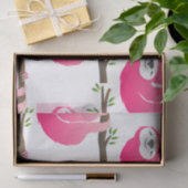 ピンクぶら下がったのスロッスの枝 薄葉紙 (ギフト)