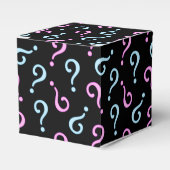 ピンクまたはブルーのベビーの表示 フェイバーボックス (正面サイド)