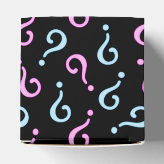 ピンクまたはブルーのベビーの表示 フェイバーボックス (上部)