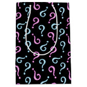 ピンクまたはブルーのベビーの表示 ミディアムペーパーバッグ (正面)