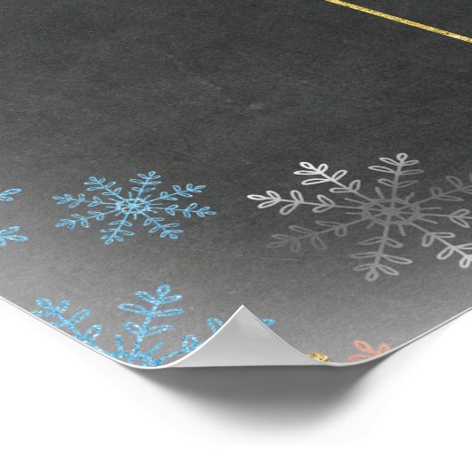 ピンクまたはブルーの休日の性別が投票ボードを明らかにする ポスター (角)