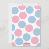 ピンクまたはブルーの性別が赤ちゃんのシャワーを明らかにする 招待状