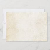 ピンクまたはブルーの象の性別が招待状を明かす 招待状 (裏面)