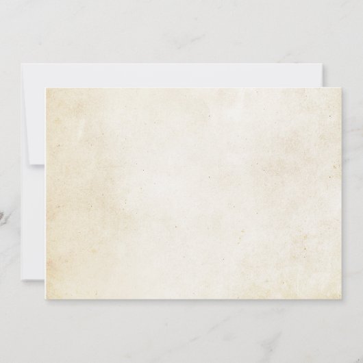 ピンクまたはブルーの象の性別が招待状を明かす 招待状 (裏面)