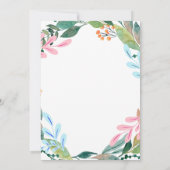 ピンクまたはブルーパンプキンジェンダーリビール招待状 招待状 (裏面)