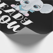 ピンクまたはブルー私は既にあなたを愛するジェンダーを明らかにするベビー ラッピングペーパー (角)