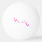 ピンクまたはブルー(女の子)ジェンダーがピンポンボールを明らかにする 卓球ボール (裏面)