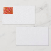 ピンクまたは金ゴールドのばら色の名刺 名刺 (正面/裏面)