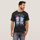 ピンクまたは青の前足は象のベビーGend Tシャツ (正面フル)