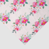 ピンクよくはしゃぐかわいらしの花束パターン 薄葉紙 (詳細)