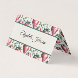 ピンクよくはしゃぐイチゴ夏のフルーツ名