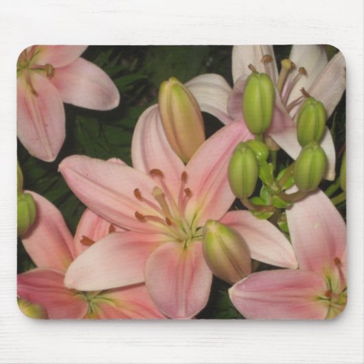 ピンクを考えて下さい マウスパッド (正面)