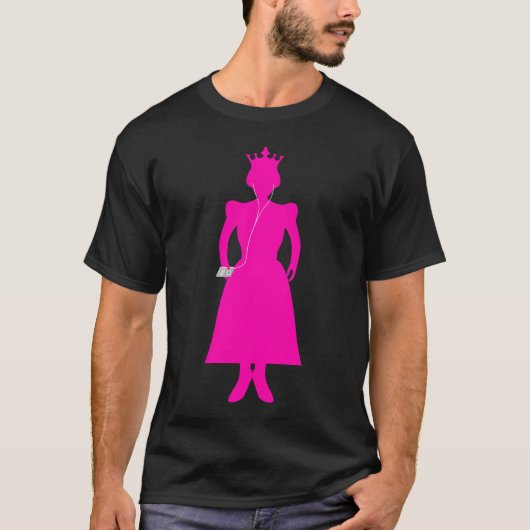 ピンクをiQueen Tシャツ (正面)