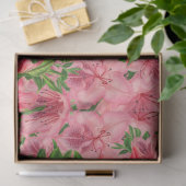 ピンクアかわいらしザレアティッシュペーパー 薄葉紙 (ギフト)