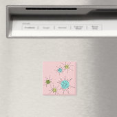 ピンクアイコニック原子スターバスト磁石 マグネット (インサイチュ (食洗機))