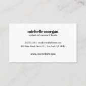 ピンクアイシャドメイクアップアイドラッシュブロウプロフェッショナル 名刺 (裏面)