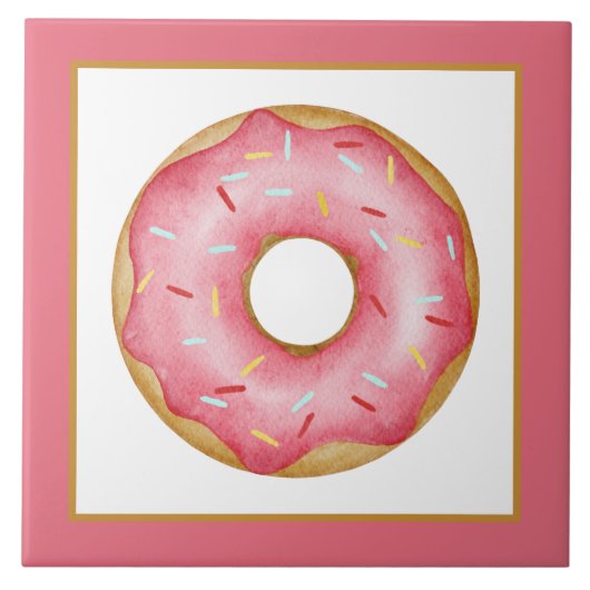 ピンクアイスのドーナツ作りベーカリー事業 タイル (正面)