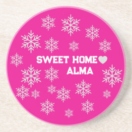 ピンクアイスクリスタル枕 コースター