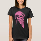 ピンクアイスクリームコーンTシャツ Tシャツ (正面)