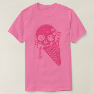 ピンクアイスクリームコーンTシャツ Tシャツ