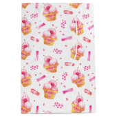 ピンクアイスクリームサンダー抱き枕 ミディアムペーパーバッグ (正面)