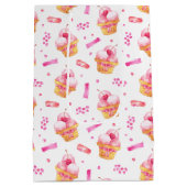 ピンクアイスクリームサンダー抱き枕 ミディアムペーパーバッグ (裏面)