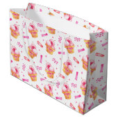 ピンクアイスクリームサンデ抱き枕 ラージペーパーバッグ (裏面アングル)