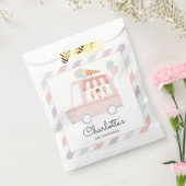 ピンクアイスクリームトラック誕生日パーティーの装飾 フェイバーバッグ (封をした状態)