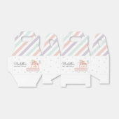 ピンクアイスクリームトラック誕生日パーティーの装飾 フェイバーボックス (折り畳みなし)