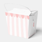 ピンクアイスクリームバースデーパーティーお願いボックス フェイバーボックス (裏面サイド)