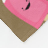 ピンクアイスクリームバー フリースブランケット (角)